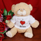 I Love Personalized Teddy Bear 886124